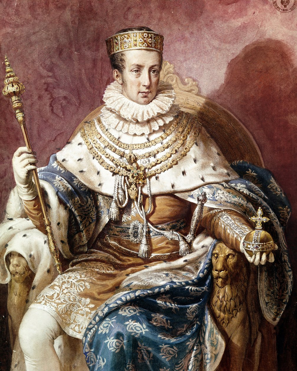 Ausztria I. Ferdinánd portréja (olaj, vászon) alkotó: Unknown artist