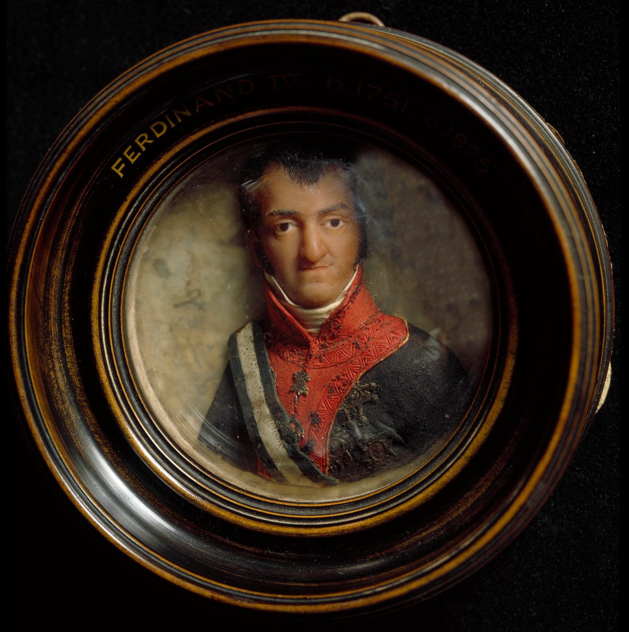 Bourbon I. Ferdinánd vagy IV. Ferdinánd (1751-1825), nápolyi király portréja Viaszszobor. Firenze, Museo Nazionale del Bargello alkotó: Unknown artist