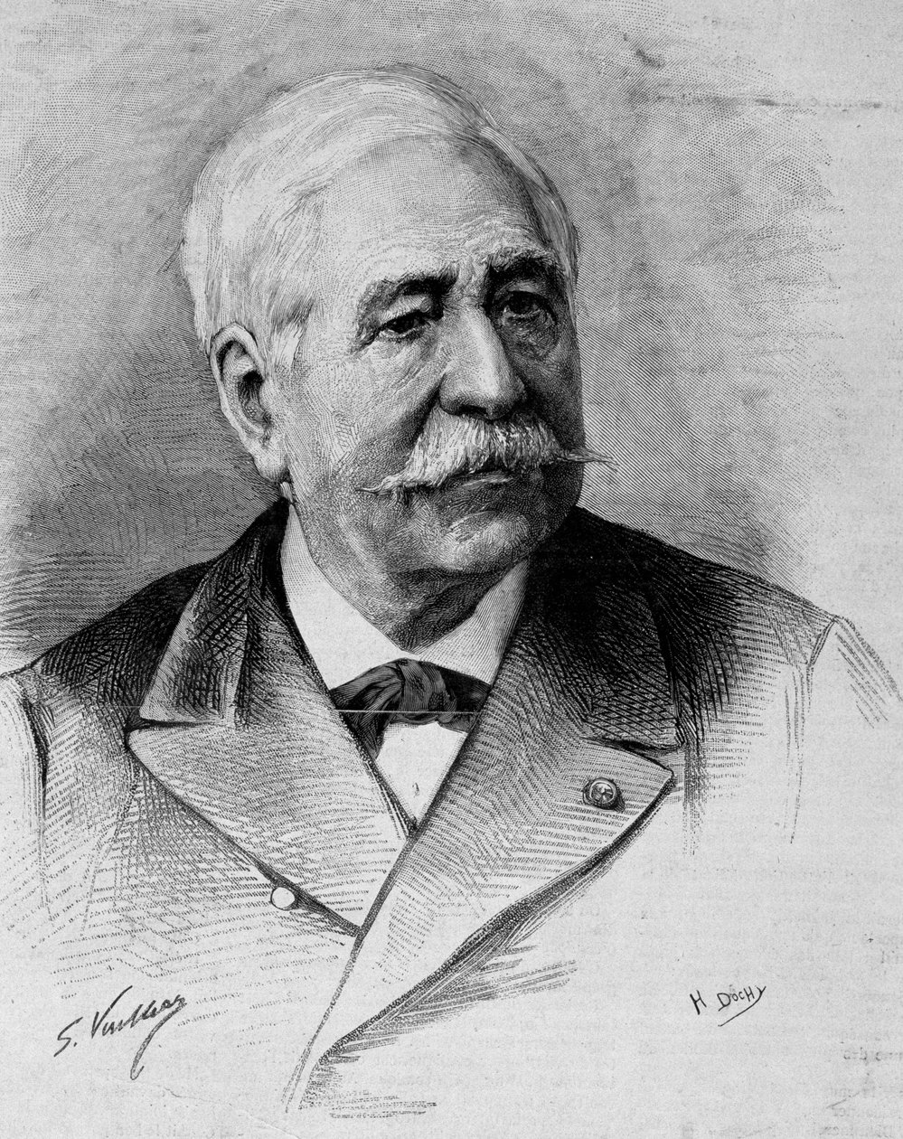 Ferdinand de Lesseps (1805 - 1894) portréja. alkotó: Unknown artist