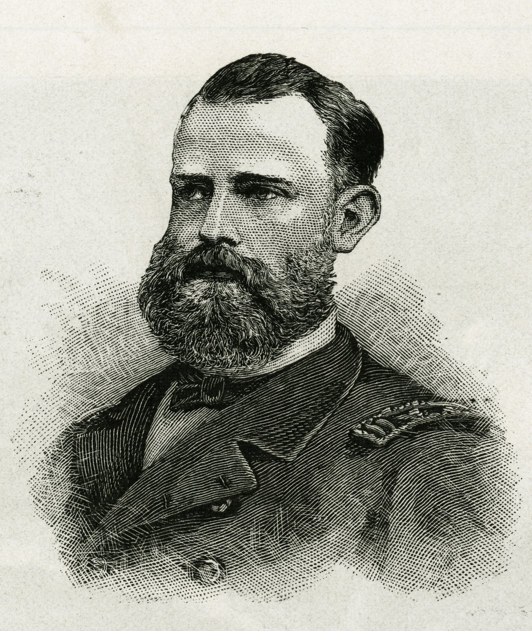 Chipp főhadnagy, a La Jeannette legénységének portréja az északi-sarkra irányuló küldetésben. Metszet „A Jeannette utazása” illusztrálására alkotó: Unknown artist