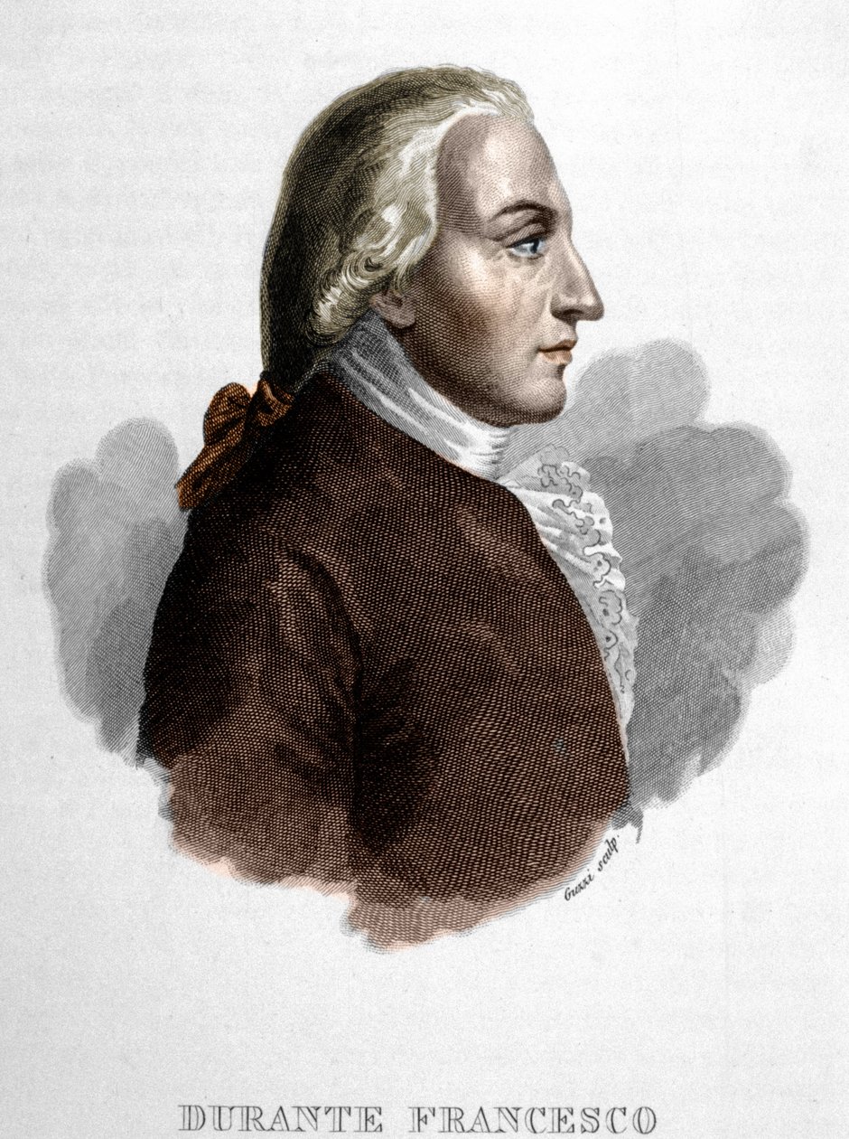 Francesco Durante portréja. olasz zenész (Frattamaggiore alkotó: Unknown artist
