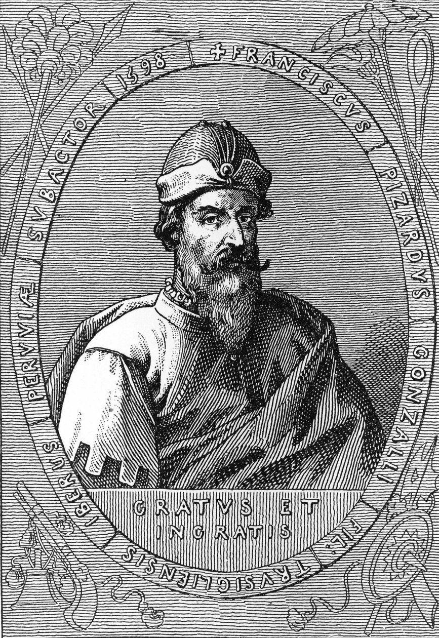Francisco Pizarro portréja (fr. Francois Pizarre alkotó: Unknown artist