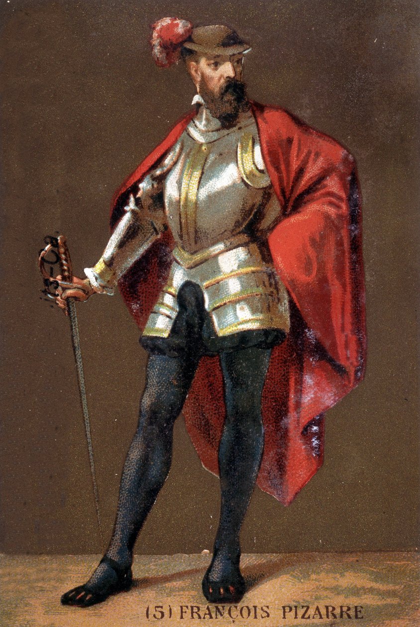 Francisco Pizarro portréja (fr. Francois Pizarre alkotó: Unknown artist