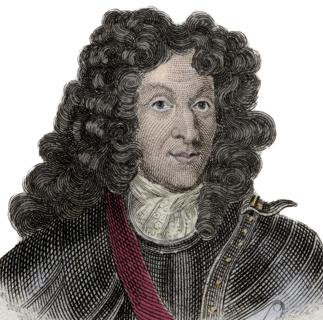 Francois-Henri de Montmorency-Bouteville (1628-1695), Luxemburg marsallja, Piney hercege és francia tábornok portréja. alkotó: Unknown artist