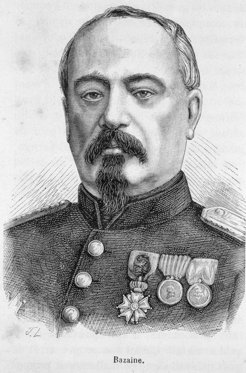 Francois Achille Bazaine portréja (Francois-Achille alkotó: Unknown artist
