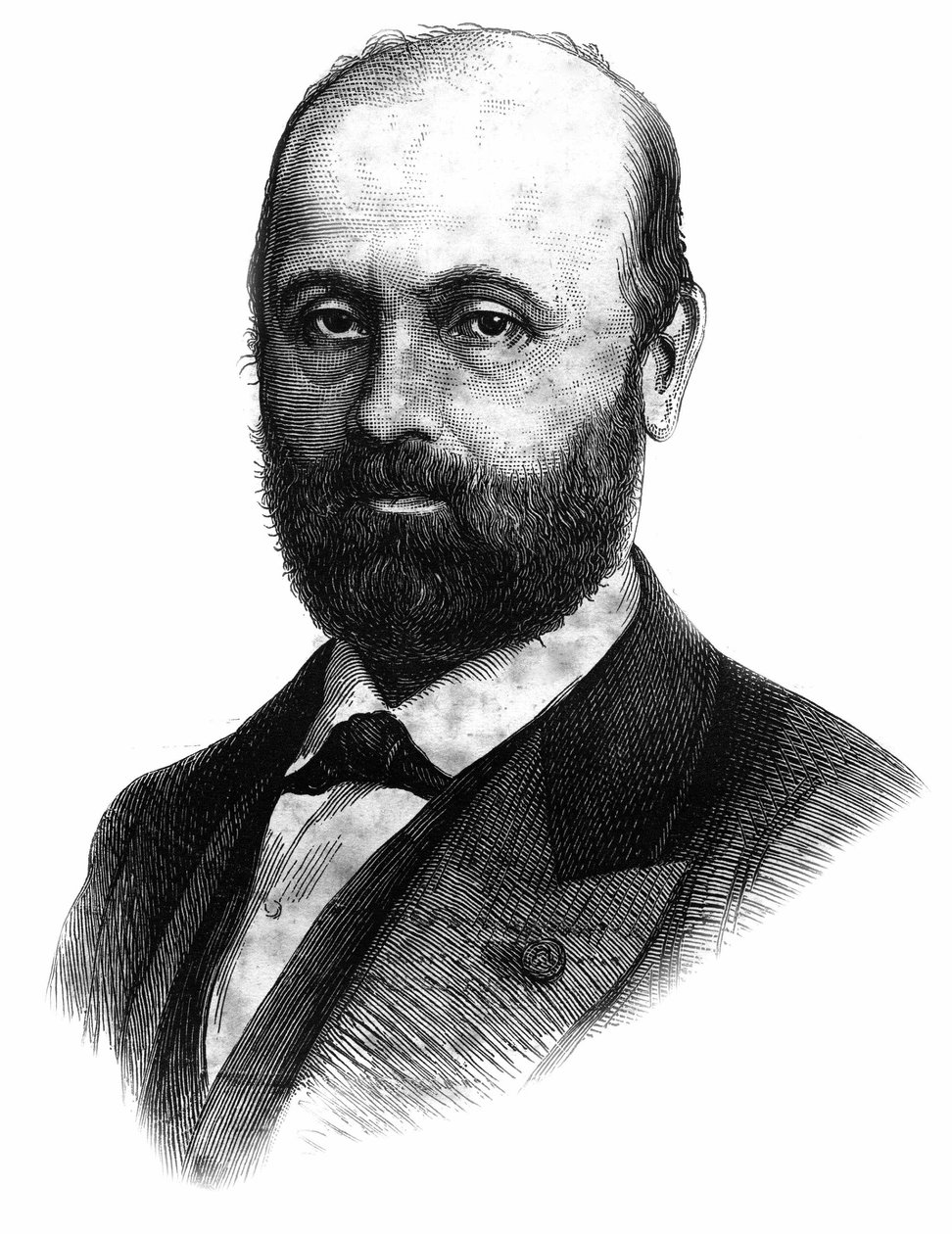 Francois Bazin (1816-1878) francia zeneszerző portréja. alkotó: Unknown artist
