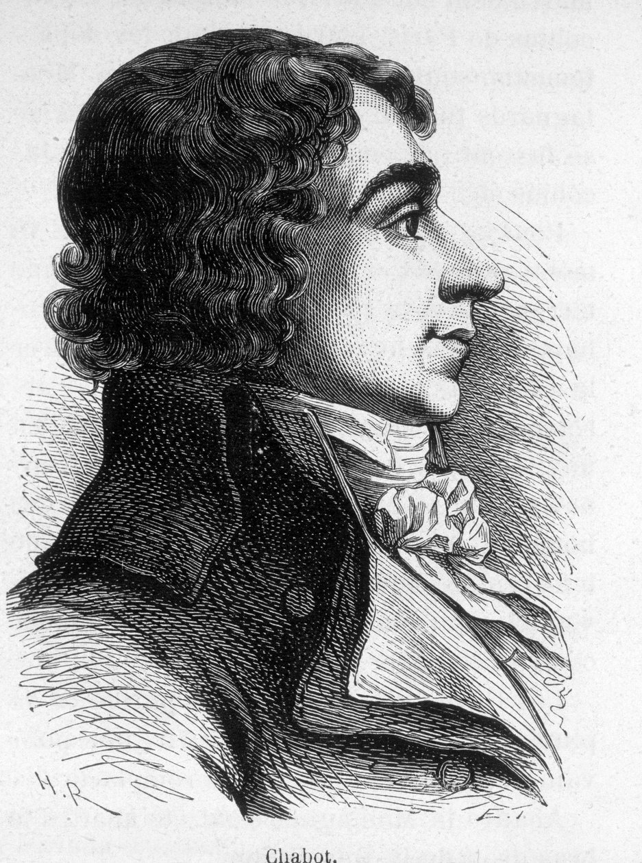 Francois Chabot (1759-1794) francia politikus portréja. alkotó: Unknown artist