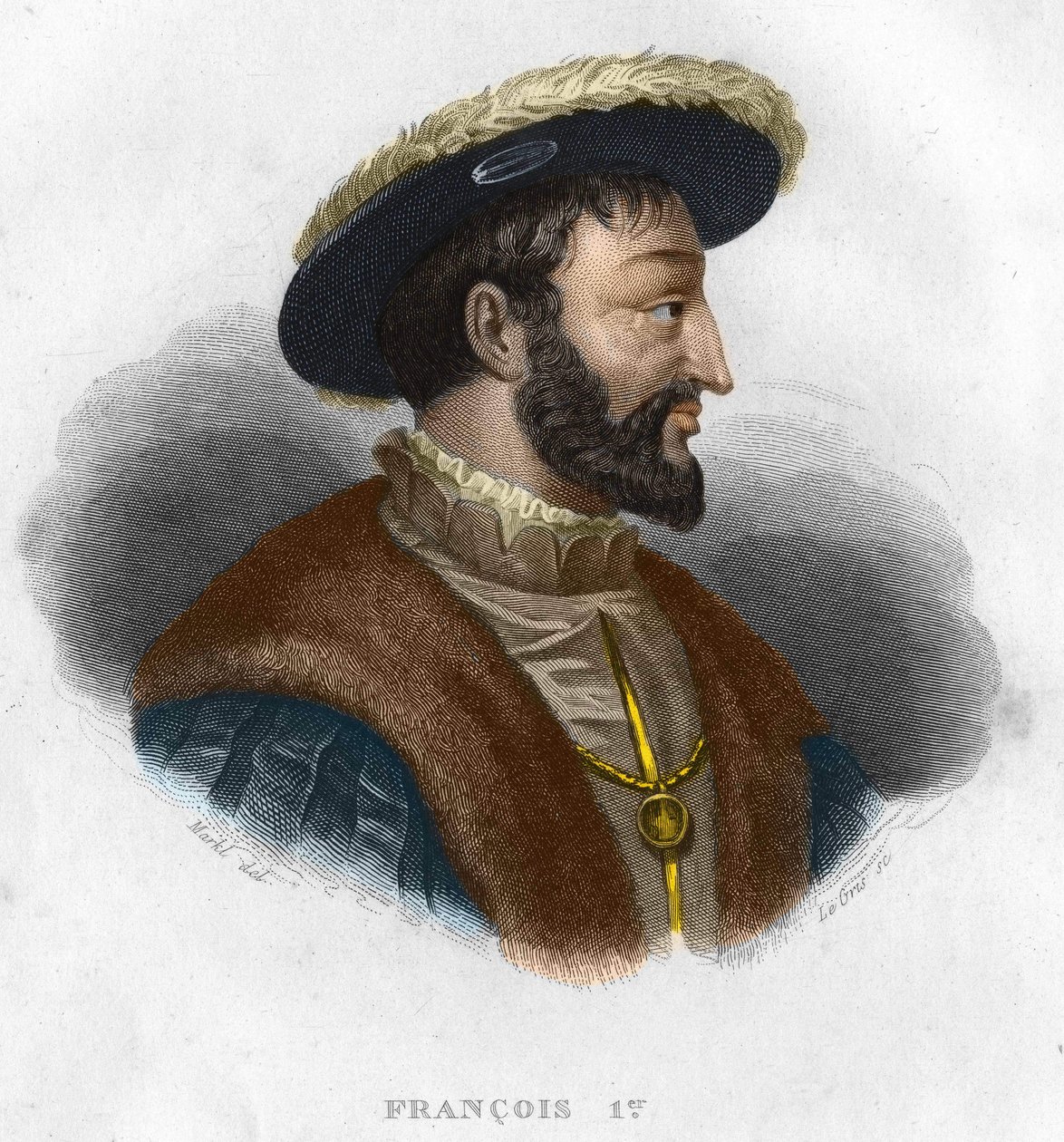 I. Francois (1494-1547) francia király portréja alkotó: Unknown artist