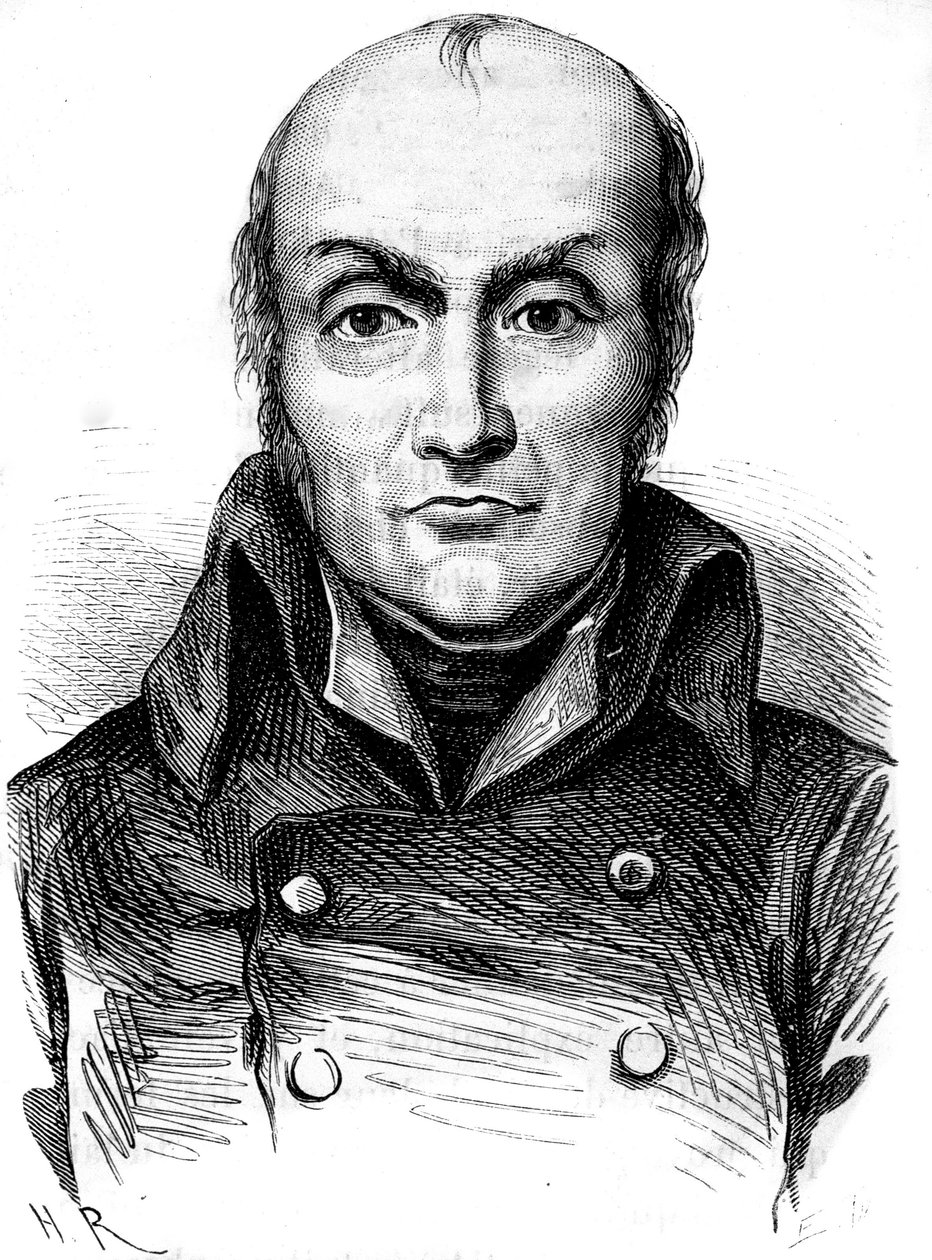 Francois Nicolas Appert, a bádogdoboz feltalálójának portréja – Louis Figuier „Az ipar csodái” c. alkotó: Unknown artist