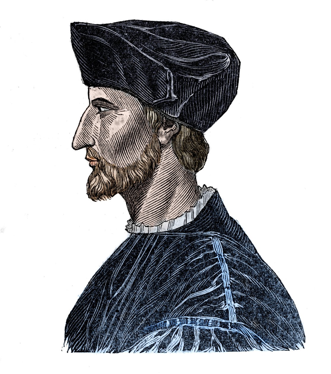 Francois Rabelais (1494-1553) francia író és orvos portréja. alkotó: Unknown artist