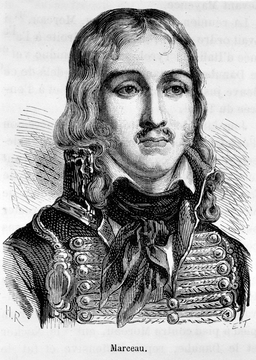 Francois Severin Desgraviers Marceau (1769-1796), francia tábornok portréja. alkotó: Unknown artist