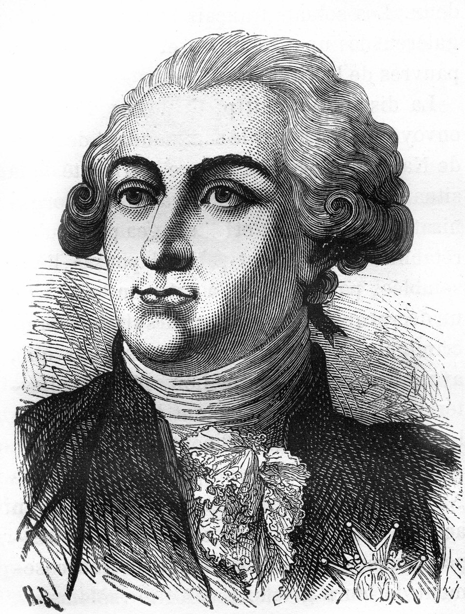François Claude Amour, de Bouillé márki (1739-1800), francia tábornok portréja. alkotó: Unknown artist