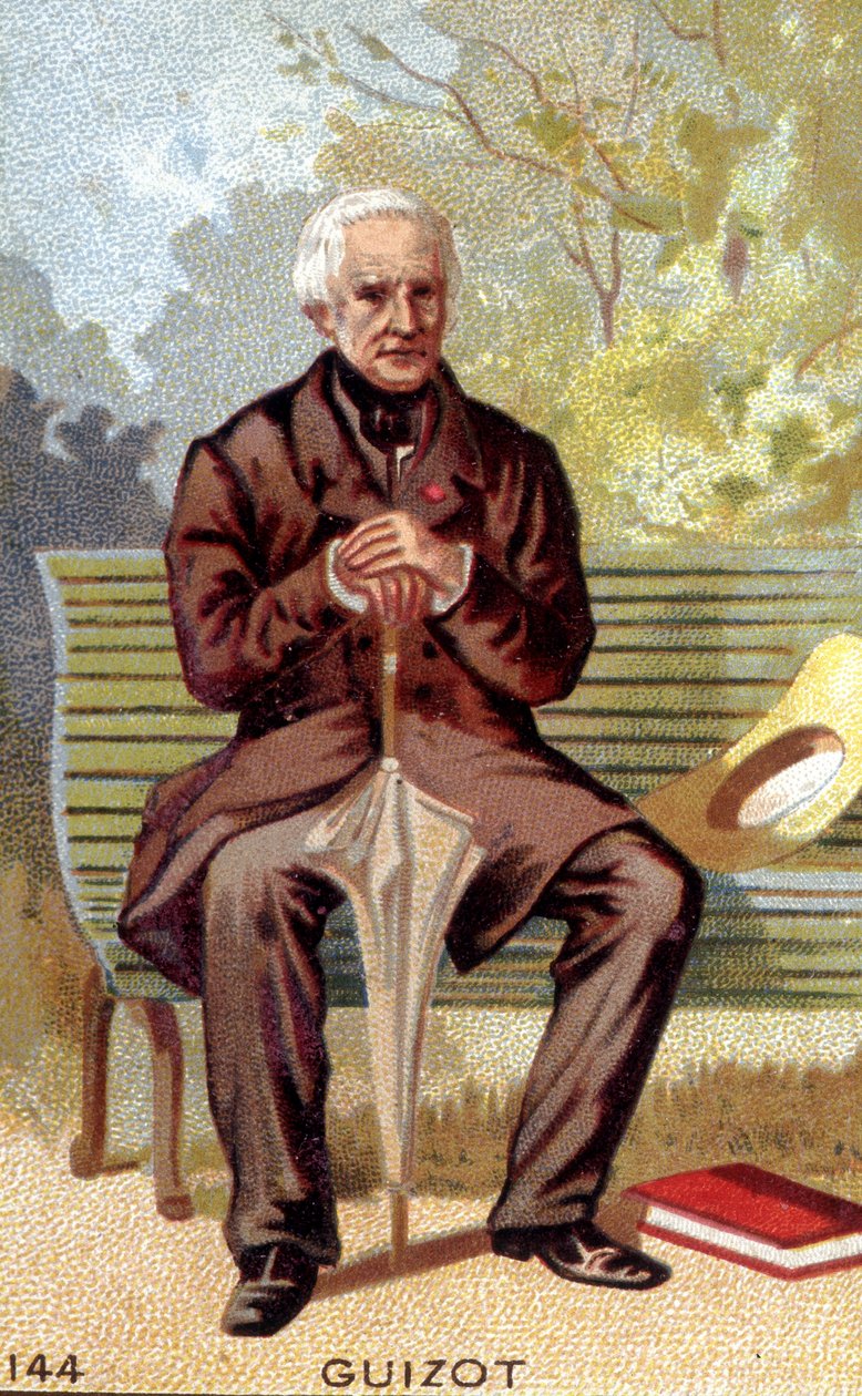 François Guizot (1787-1874) francia politikus és történész portréja. alkotó: Unknown artist