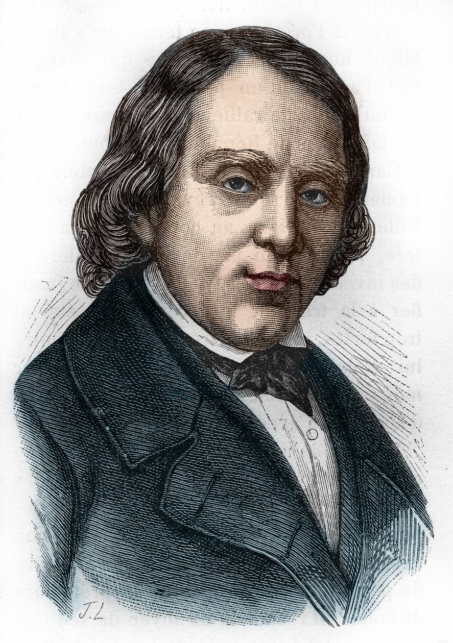François Vincent Raspail (1794-1878) francia biológus, vegyész és politikus portréja. alkotó: Unknown artist