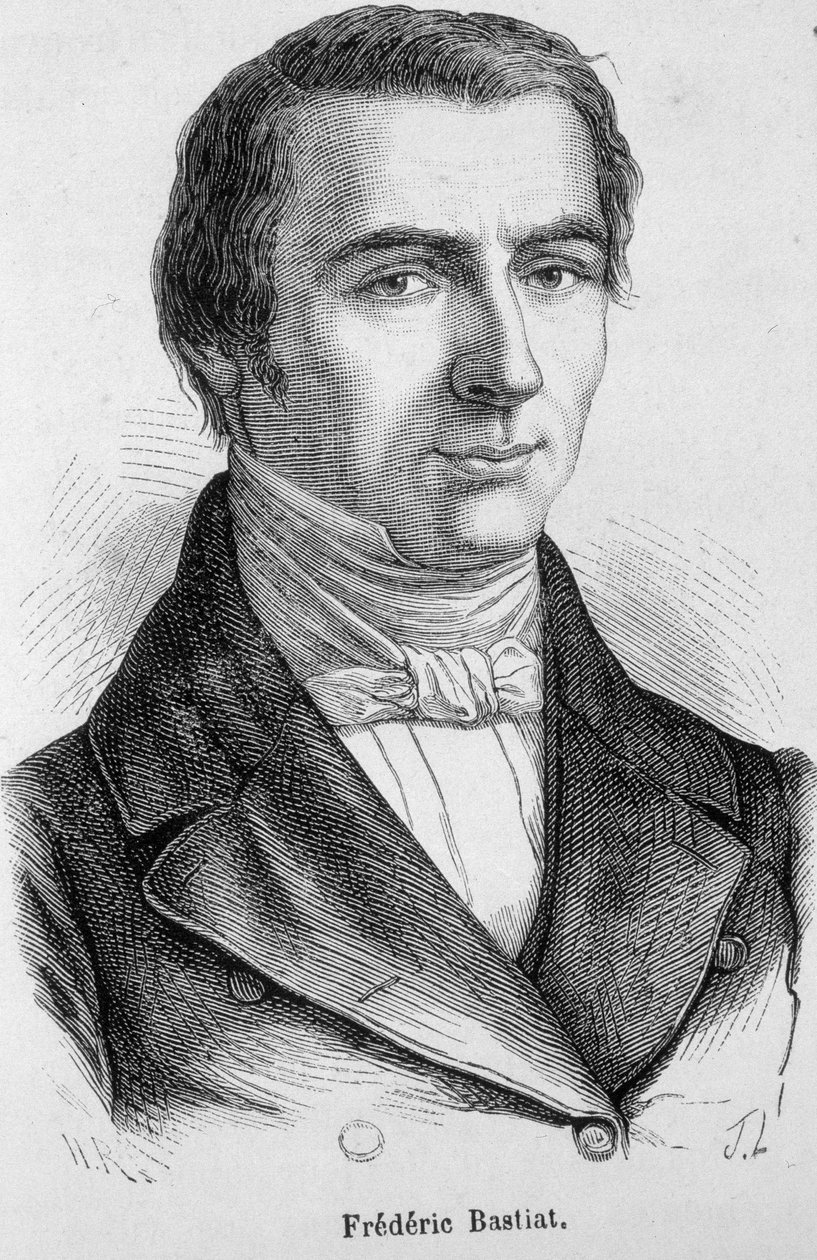 Frédéric Bastiat francia közgazdász portréja (1801-1850) alkotó: Unknown artist