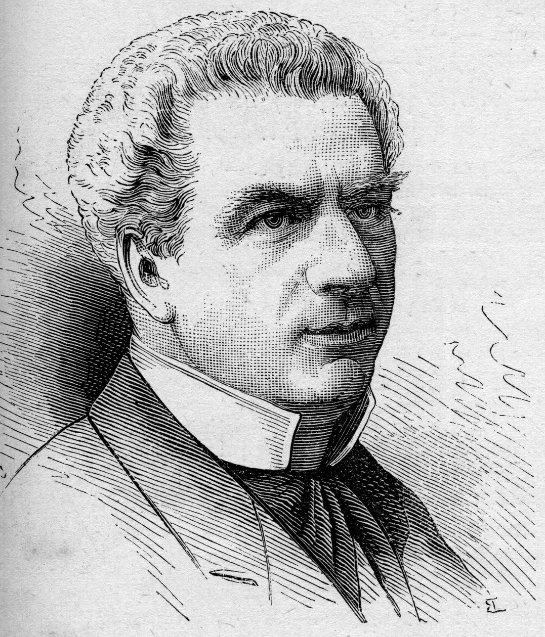 Frederic Febvre (1833-1916) francia komikus, a Comedie Francaise tagja portréja. Metszet a „” Le Monde Illustré”” n¡1168-ban, 1879. augusztus 16.. alkotó: Unknown artist