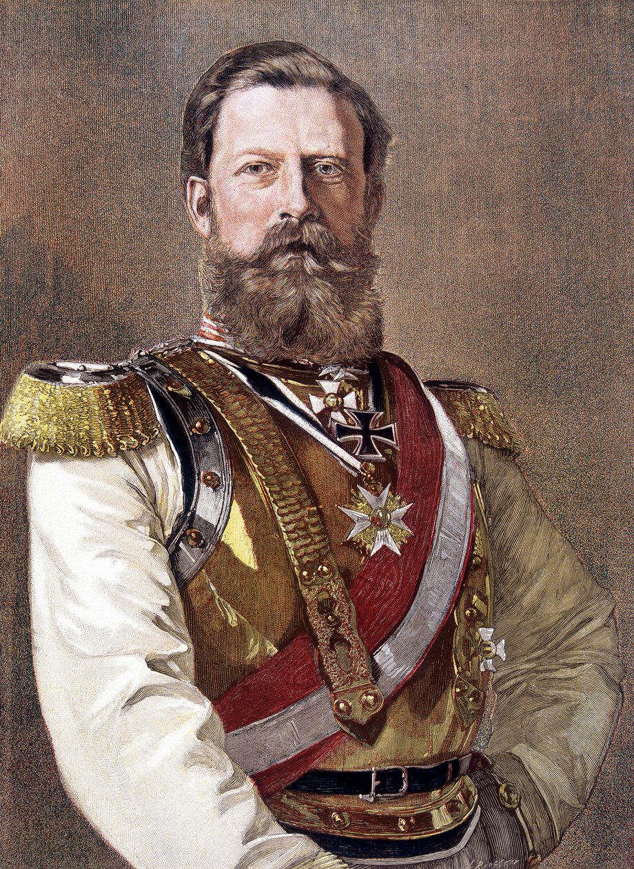 Frigyes (1831-1888), német császár és porosz király portréja. alkotó: Unknown artist