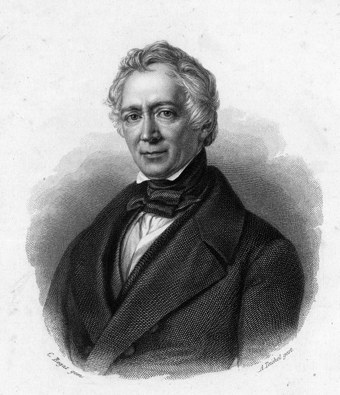 Friedrich Ludwig von Raumer német történész (1781-1873) portréja. alkotó: Unknown artist