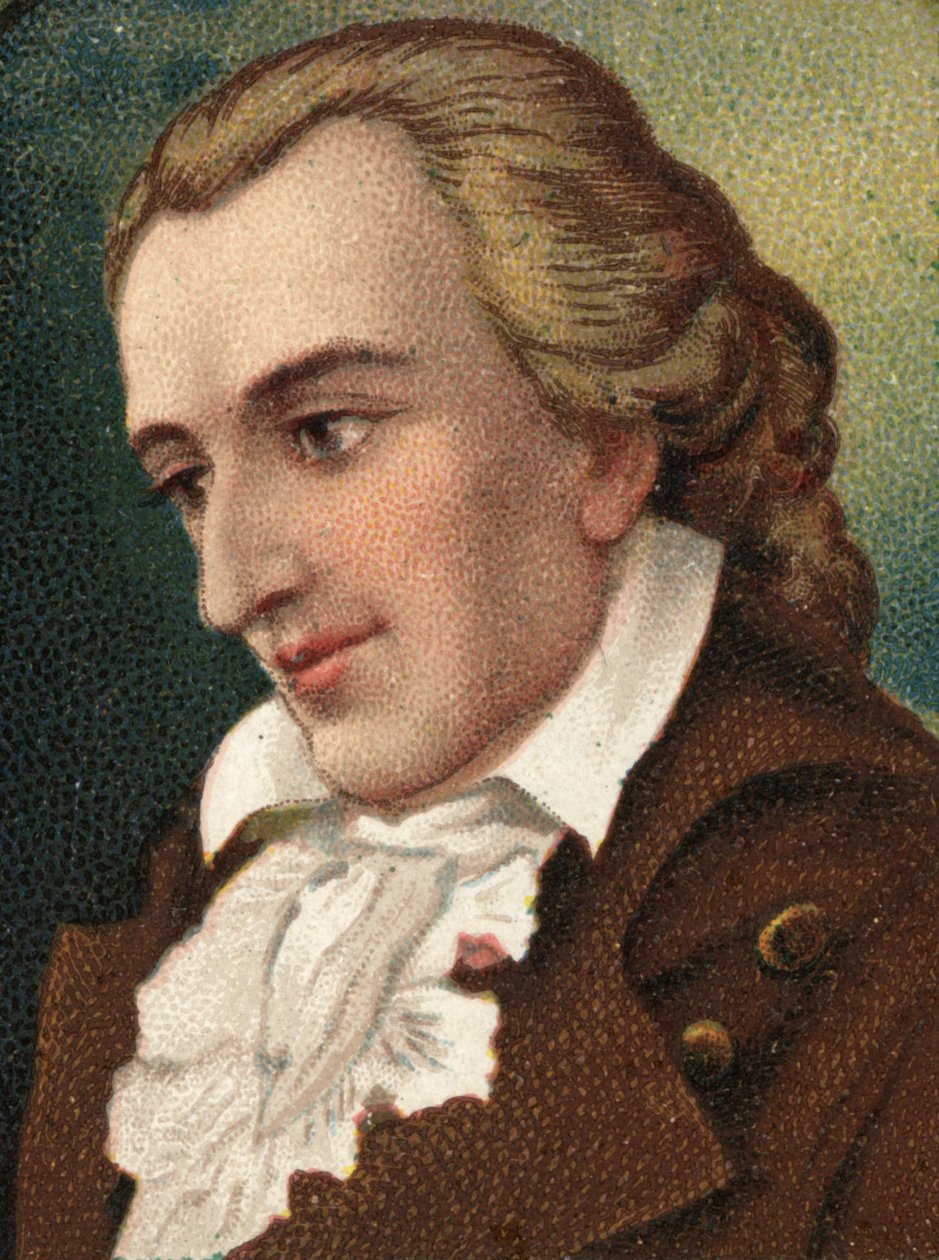 Friedrich Schiller (1759-1805) német költő és író portréja. alkotó: Unknown artist