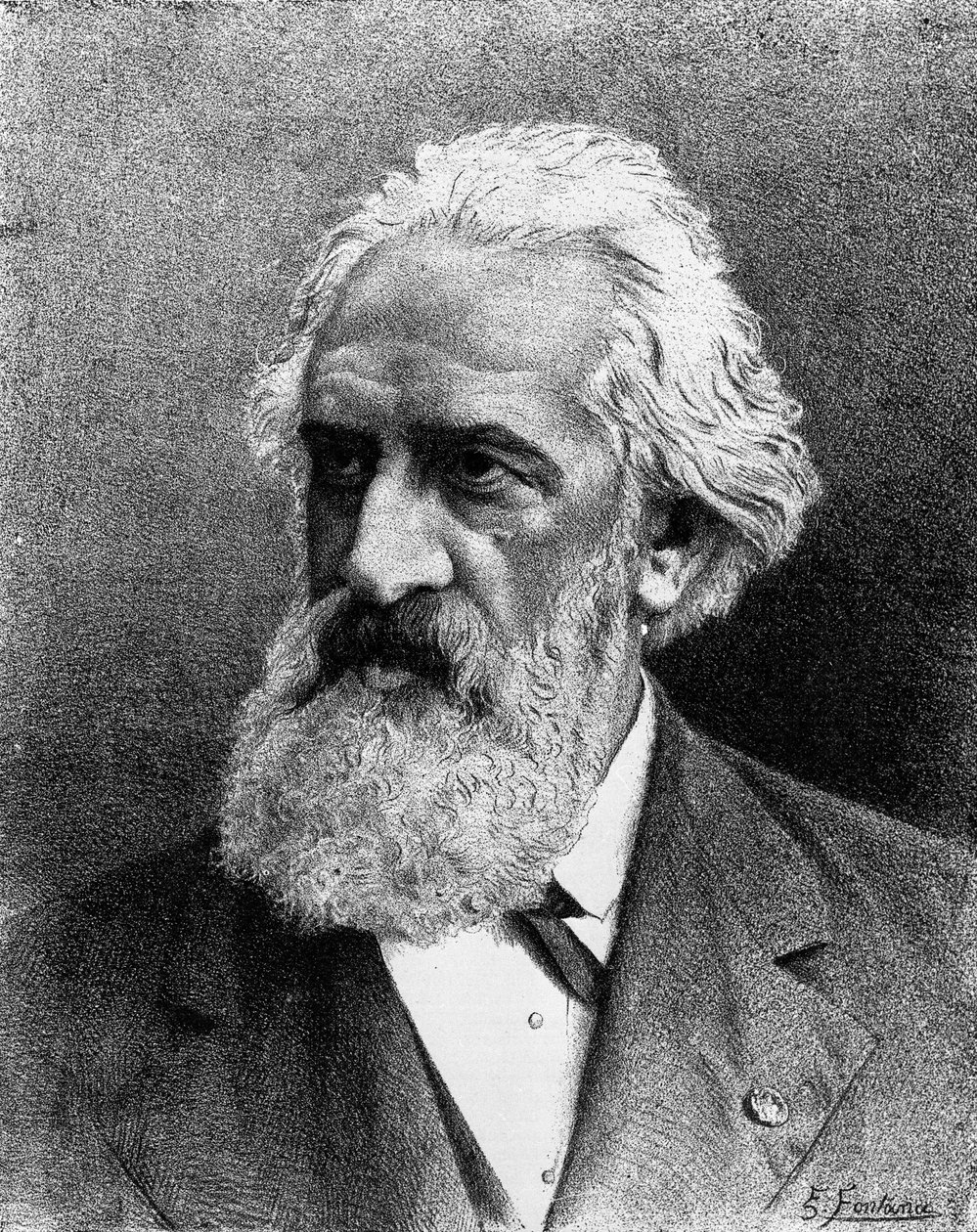Friedrich von Flotow (1812-1883) német zeneszerző portréja. alkotó: Unknown artist