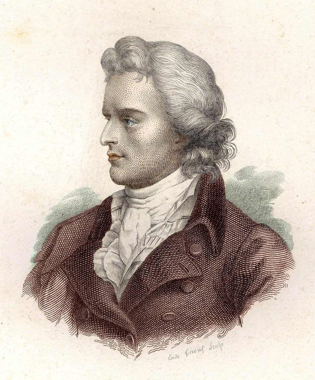 Friedrich von Schiller (1759-1805) portréja alkotó: Unknown artist