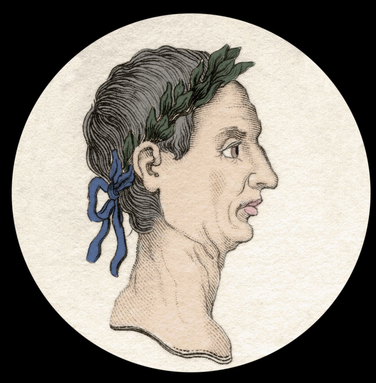 Gaius Julius Caesar (akkor még Jules cesar) (Kr. e. 100-44) portréja. alkotó: Unknown artist