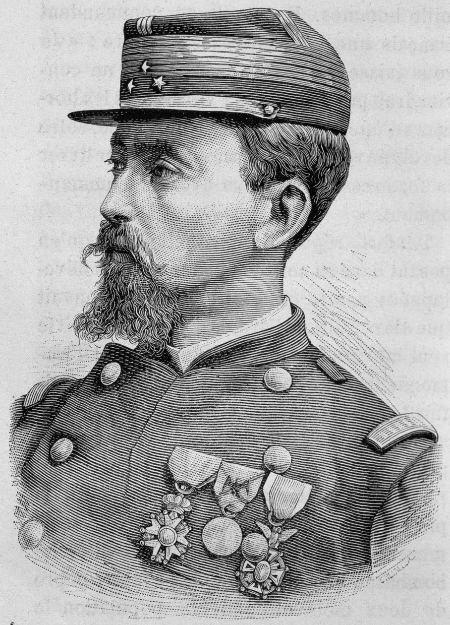 Crémer tábornok arcképe. 19. századi metszet. alkotó: Unknown artist