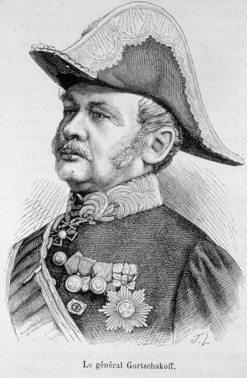Gortschakoff tábornok portréja alkotó: Unknown artist