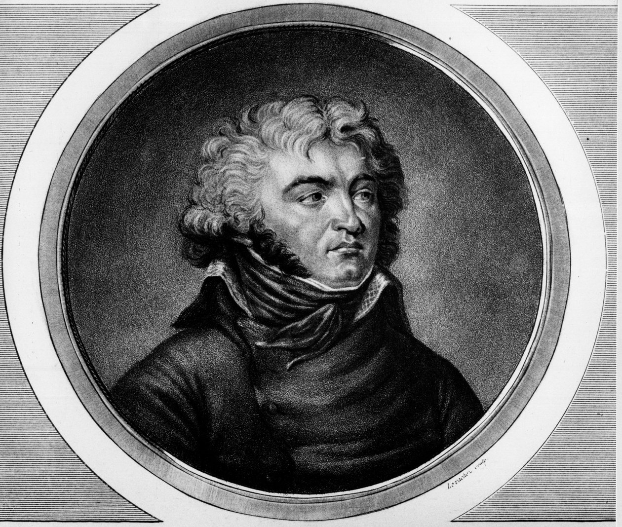 Jean Baptiste Kleber tábornok (1753-1800) portréja. Metszet a „” A francia forradalom történelmi festményeinek teljes gyűjteménye, három kötetben.””” 1804. alkotó: Unknown artist