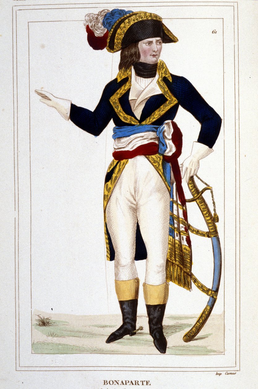 Napóleon Bonaparte tábornok (1769 - 1821) egyenruhás portréja. alkotó: Unknown artist
