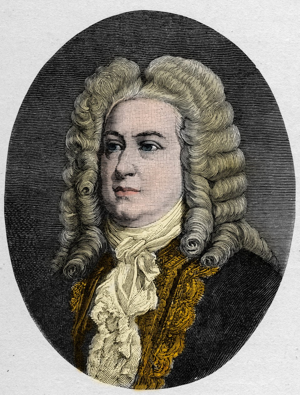 George Frederick Handel portréja (Georg Friedrich Handel alkotó: Unknown artist
