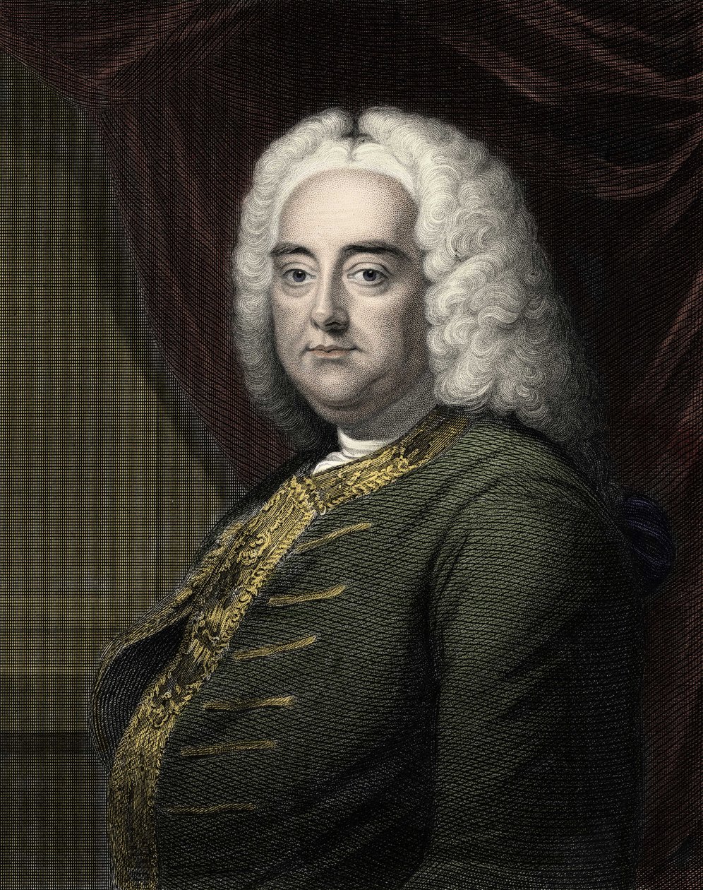 George Frederick Handel portréja (Georg Friedrich Handel alkotó: Unknown artist
