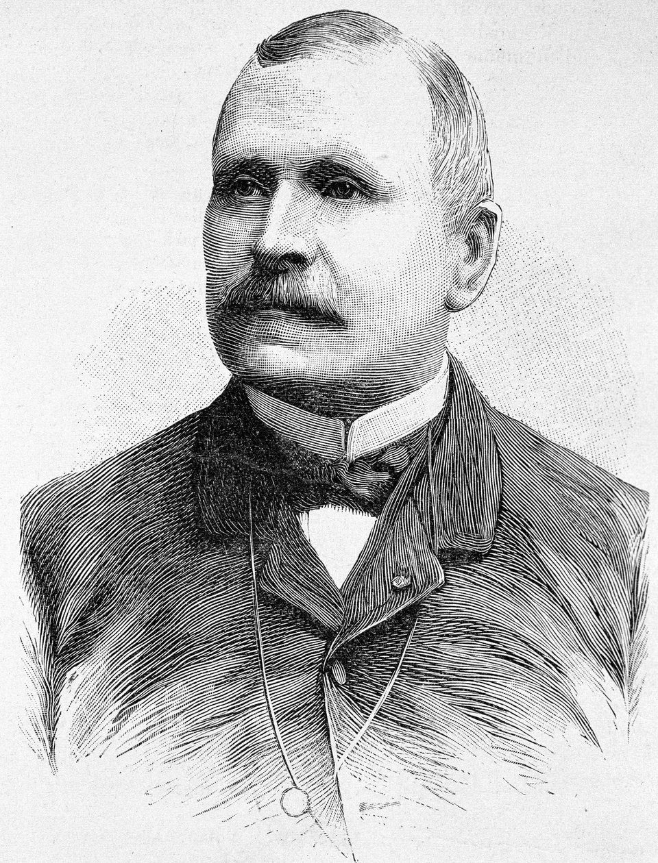 Georges Boulanger (1837 - 1891) portréja. század végi metszet a „Histoire de France”-ban, H. Martin. alkotó: Unknown artist