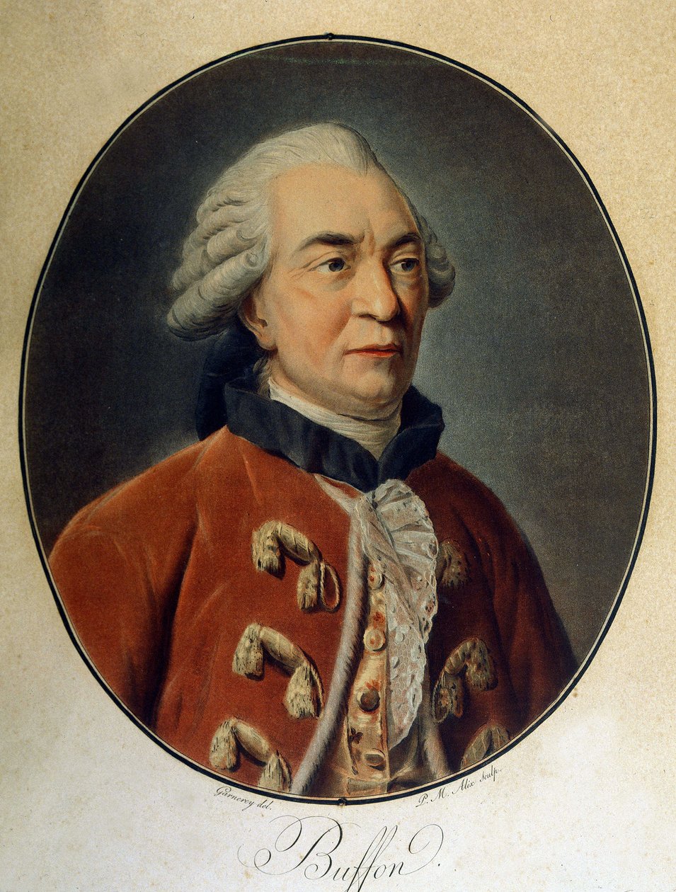 Georges Louis Leclerc, Buffon gróf (1707-1788), francia természettudós és író portréja. alkotó: Unknown artist