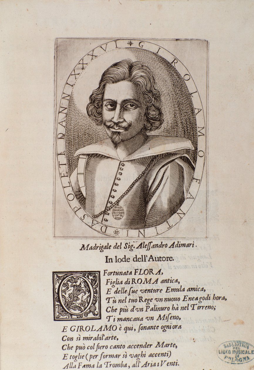 Gerolamo Fantini portréja (A trombitatanulás módszere című művének címlapja alkotó: Unknown artist