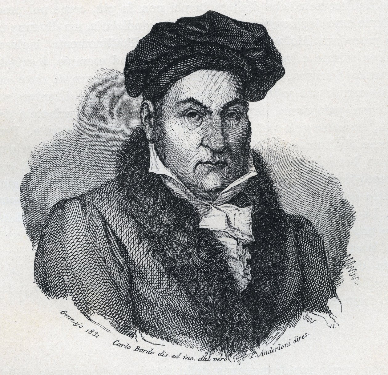 Giandomenico (Gian Domenico) Romagnosi (1761-1835) olasz filozófus és jogász portréja alkotó: Unknown artist