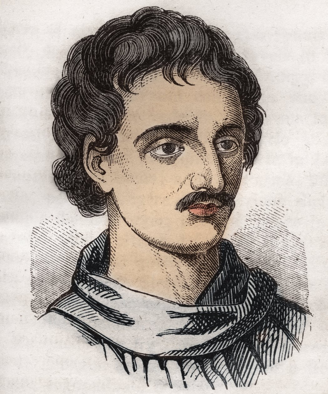 Giordano Bruno (1548-1600) olasz domonkos szerzetes, filozófus, matematikus, költő és asztrológus portréja. alkotó: Unknown artist