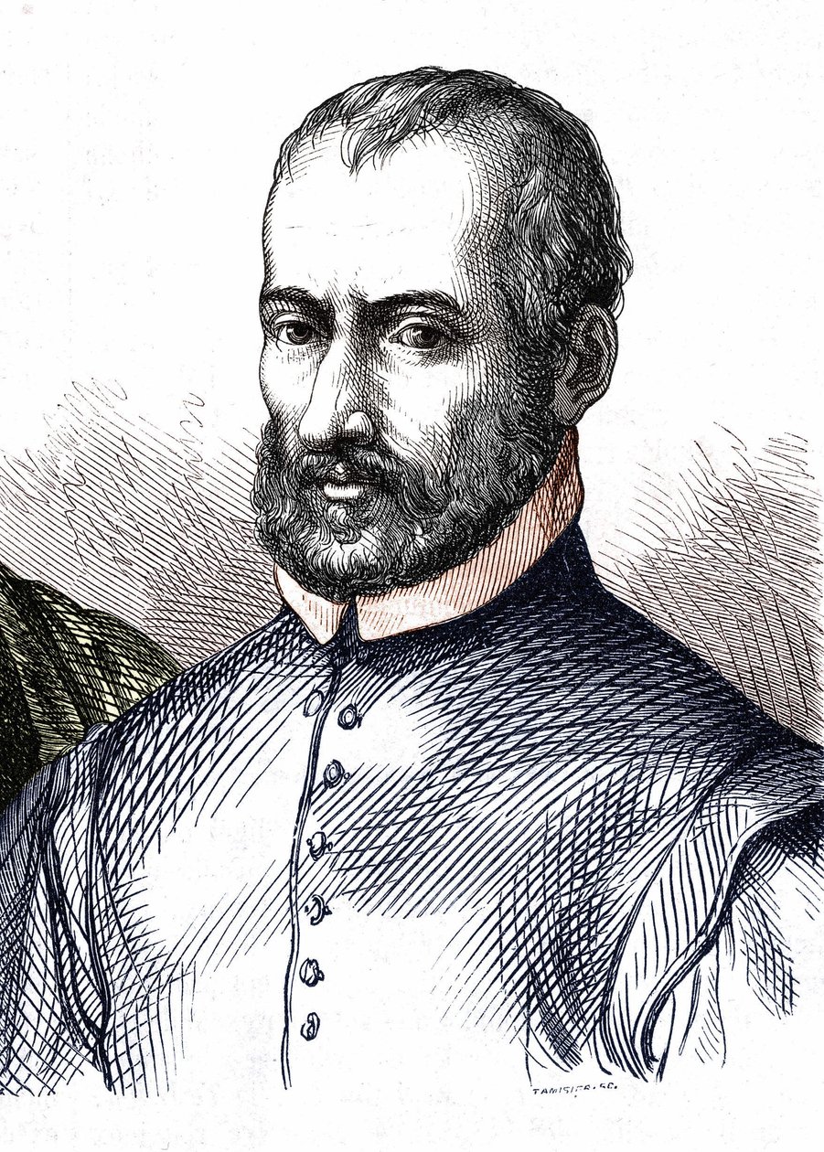 Giovanni Pierluigi da Palestrina (1525-1594) olasz zeneszerző portréja alkotó: Unknown artist