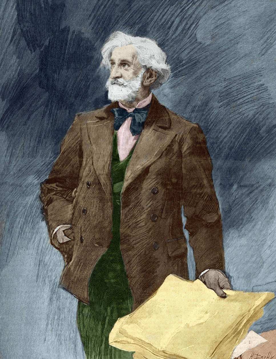 Giuseppe Verdi (1813-1901) olasz zeneszerző portréja. alkotó: Unknown artist