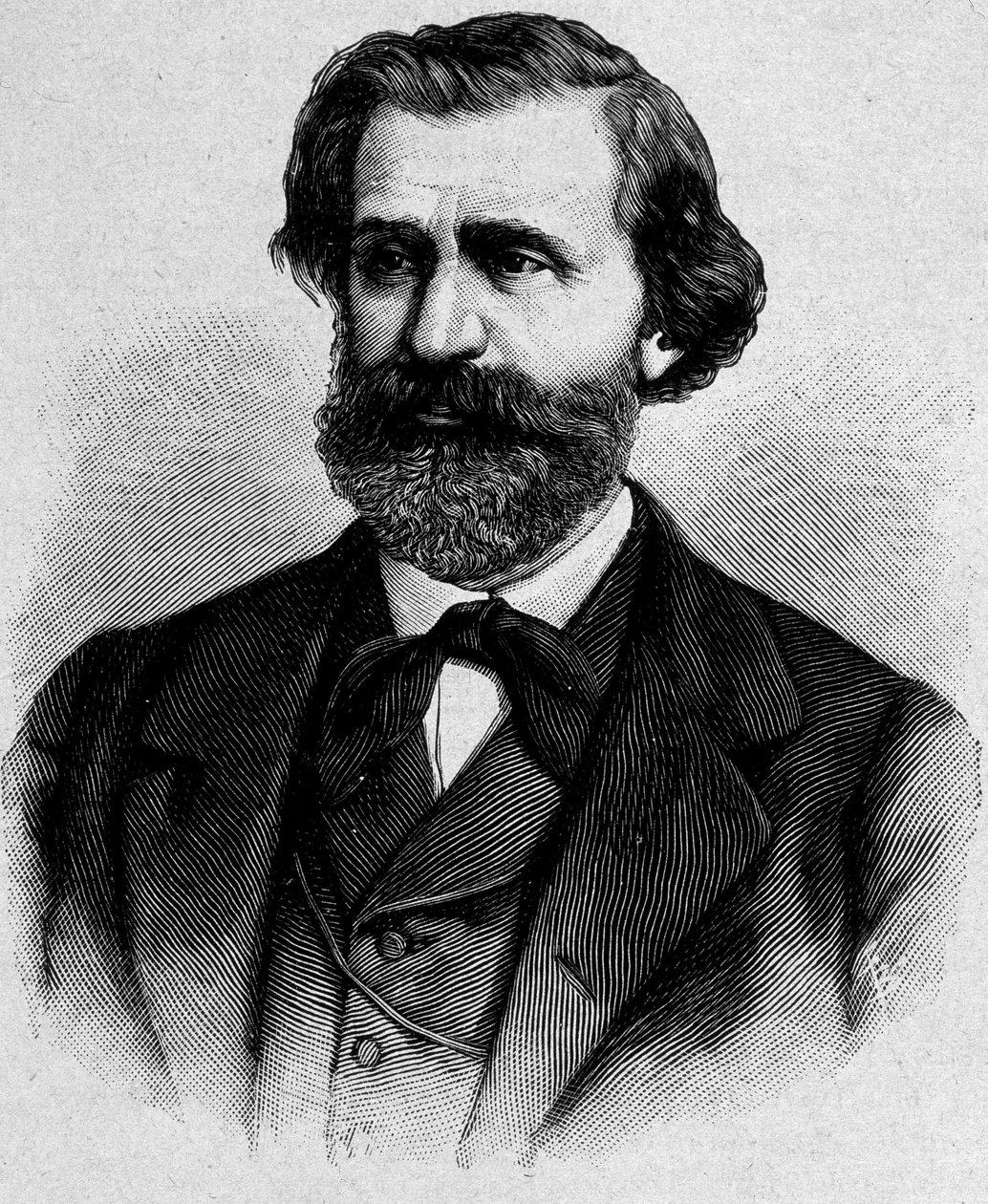 Giuseppe Verdi olasz zeneszerző (1813-1901) portréja alkotó: Unknown artist