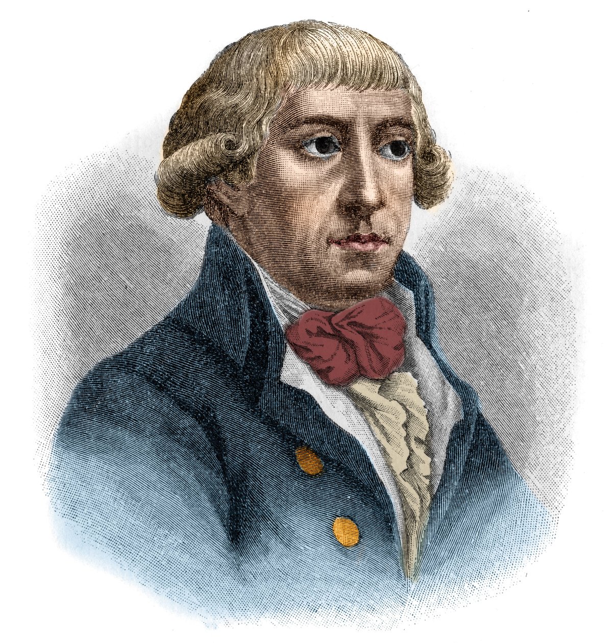 Gottfried August Burger portréja (Geoffroy Auguste Burger alkotó: Unknown artist