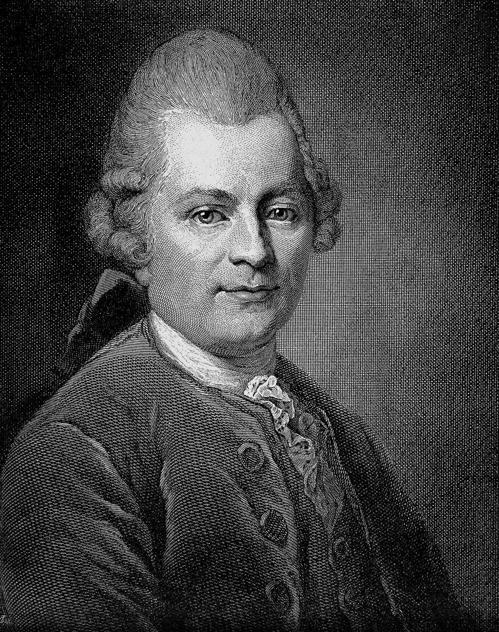Gotthold Ephraim Lessing (1729-1781) német író és drámaíró portréja. alkotó: Unknown artist