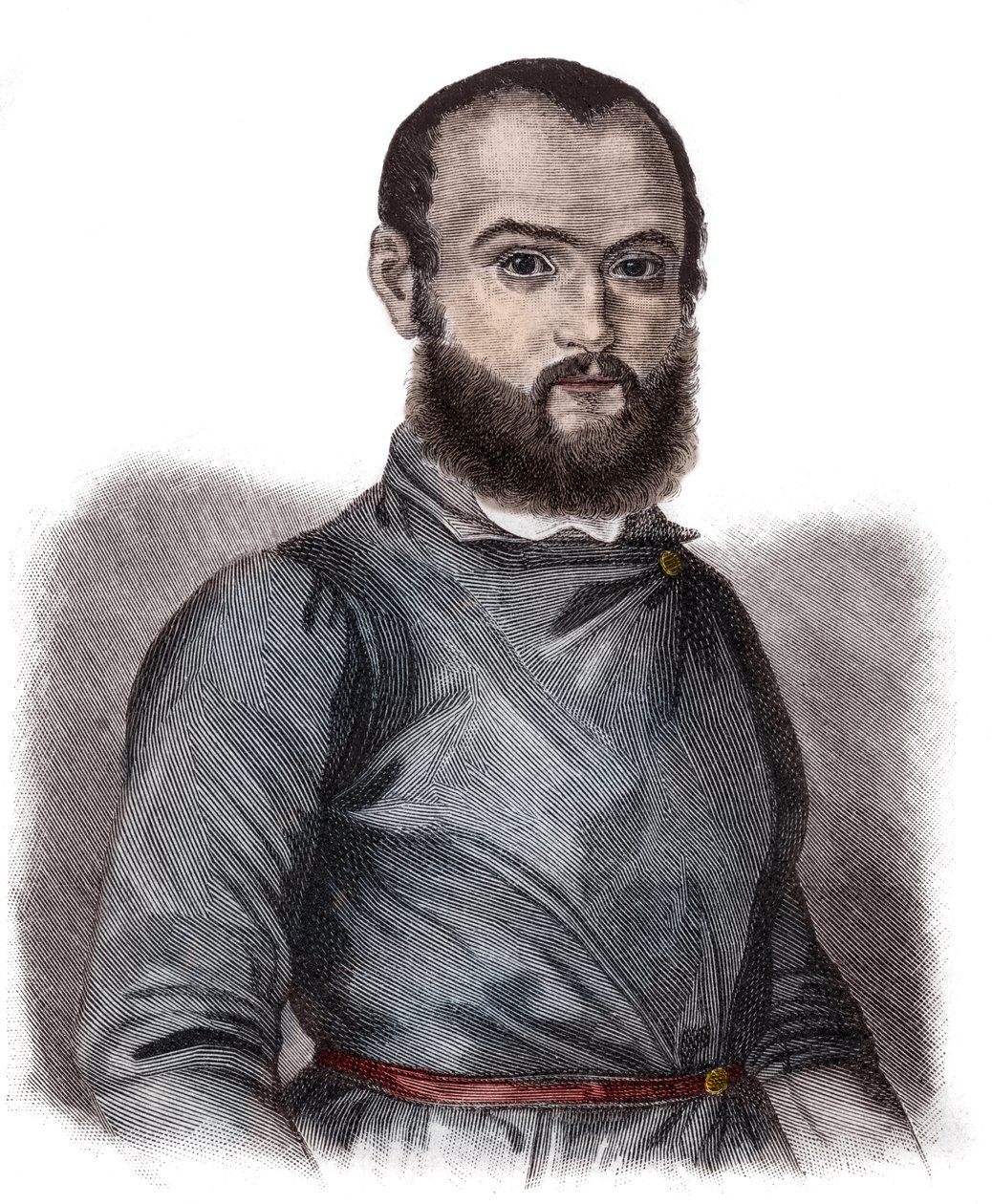 Gustav von Struve (1805-1870) német politikus, jogász és publicista portréja – Gustav von Struve (1805-1870) német jogász, újságíró és politikus alkotó: Unknown artist