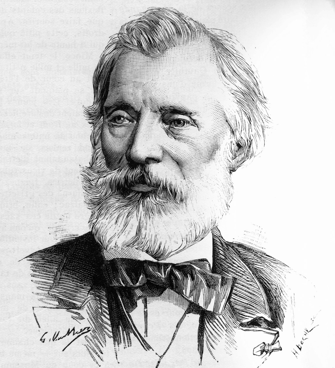 Gustave Bertinot (1822-1888) történelemmetsző és az intézet tagja portréja. alkotó: Unknown artist