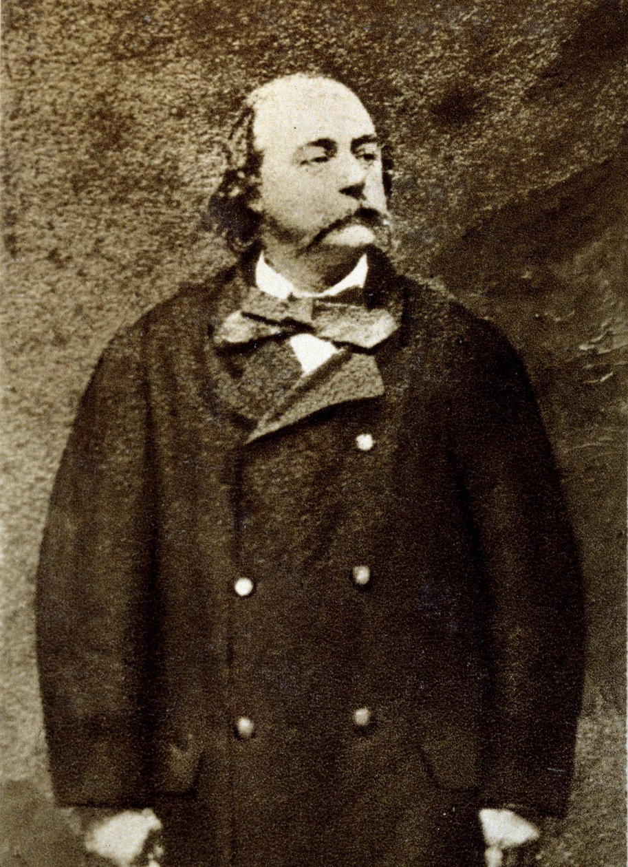 Gustave Flaubert (1821-1880) francia író portréja. alkotó: Unknown artist