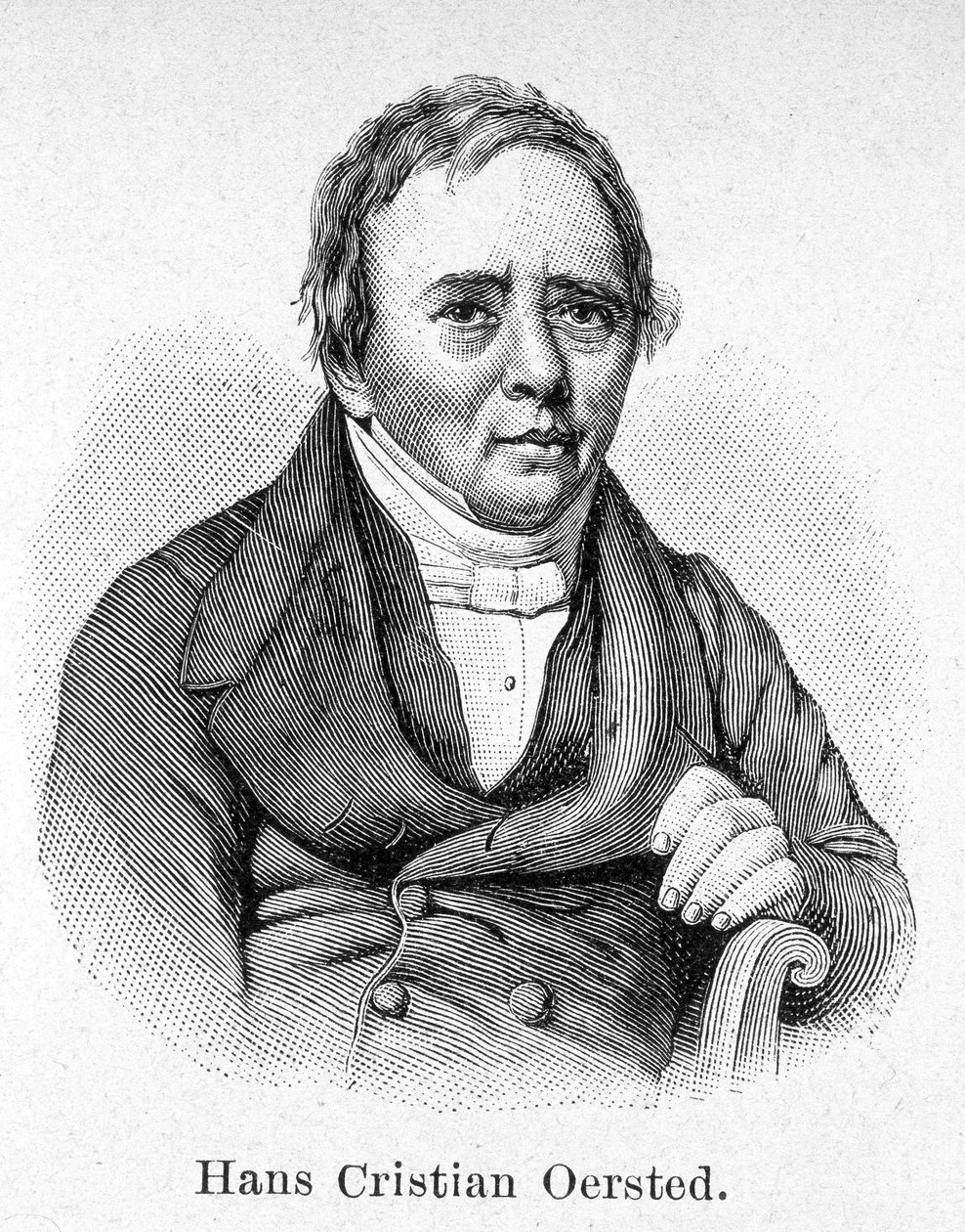 Hans Christian Oersted portréja (Oersted vagy Oersted alkotó: Unknown artist