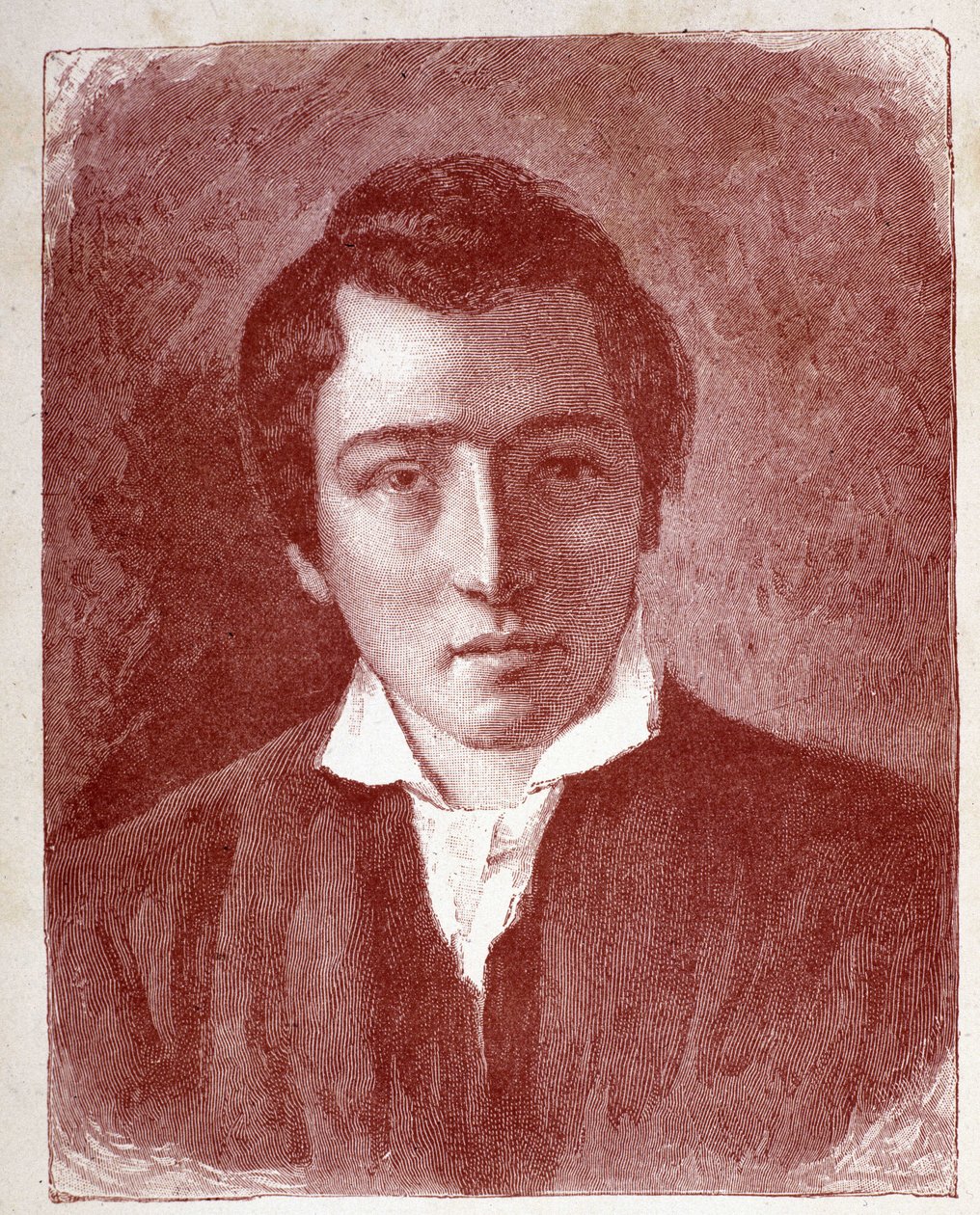 Heinrich Heine német író portréja - metszet alkotó: Unknown artist