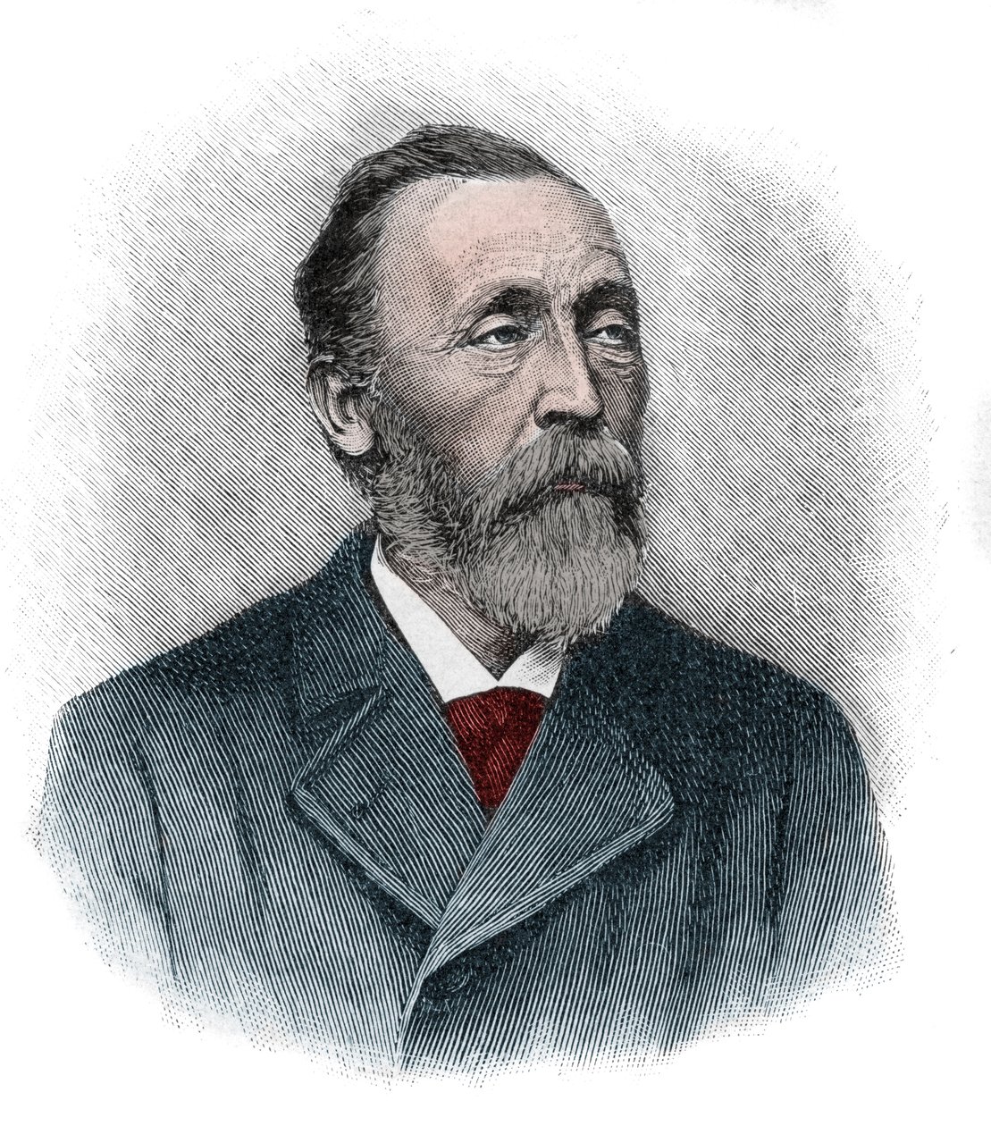 Heinrich von Stephan (1831-1897) portréja, a Német Birodalom vezérigazgatója, aki átszervezte a német postát alkotó: Unknown artist