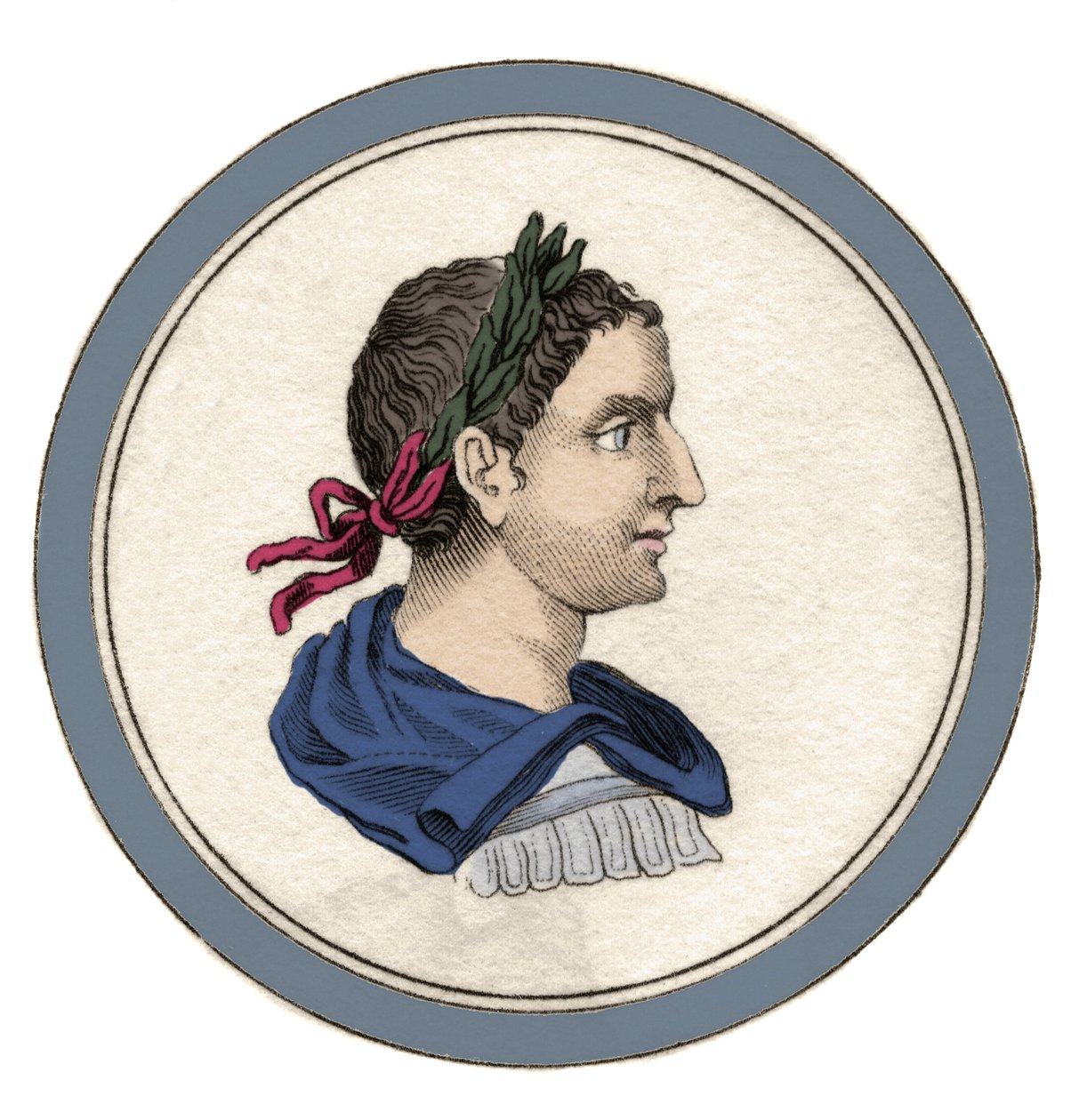 Heliogabale vagy Elagabal (Varius Avitus Bassianus) (Eliogabalo o Elagabalo) (v. 203-222), római császár 218-tól 222-ig, Marcus Aurelius Antoninus néven portréja. századi metszet. alkotó: Unknown artist