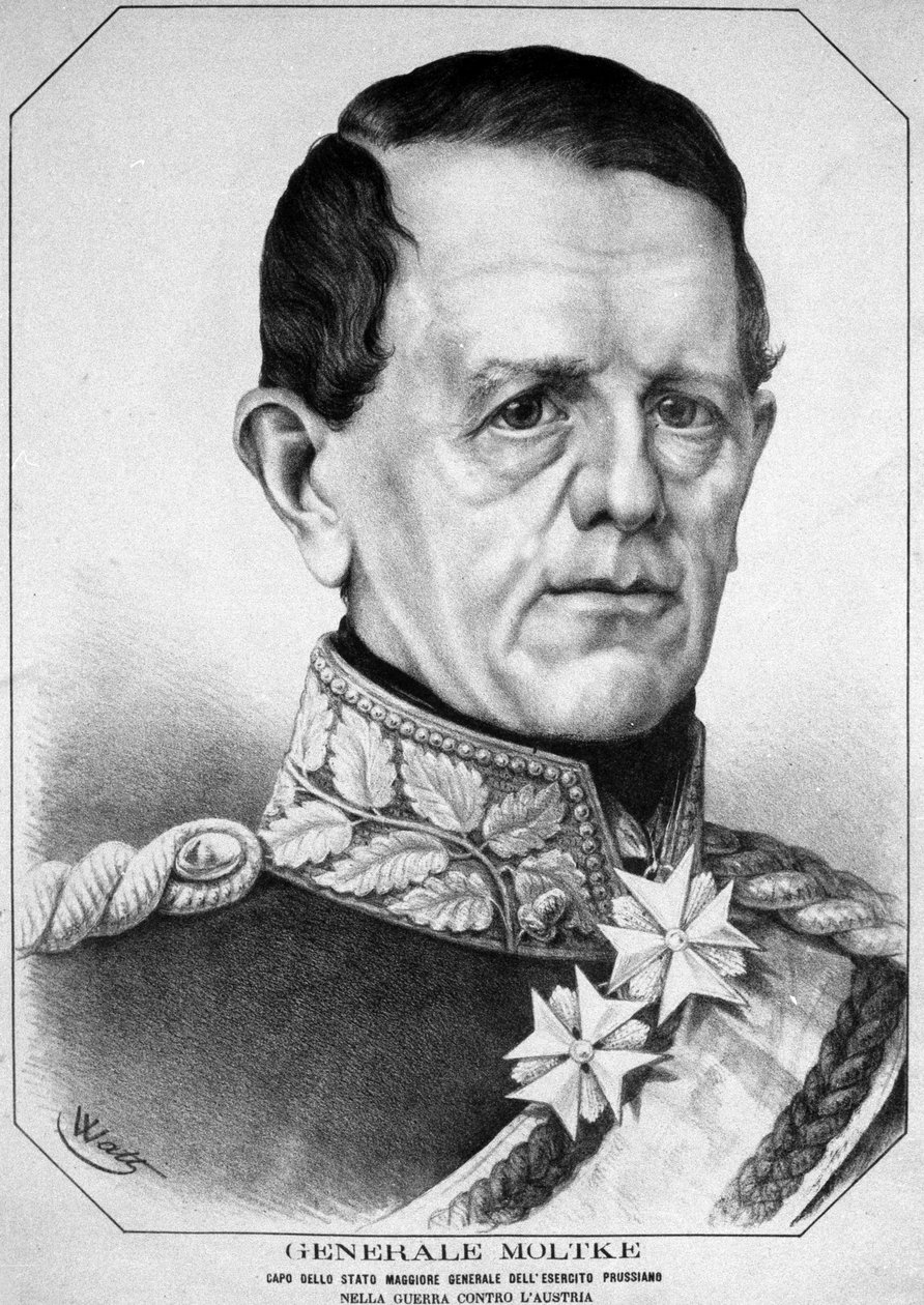 Helmuth Karl Bernhard, von Moltke gróf portréja alkotó: Unknown artist